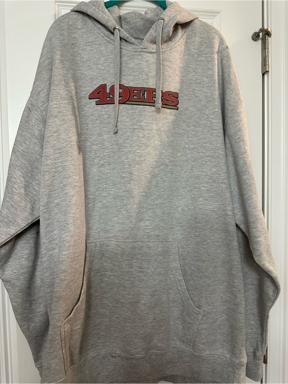 Fanatics Gray 49ers Pullover Hoodie BOSA